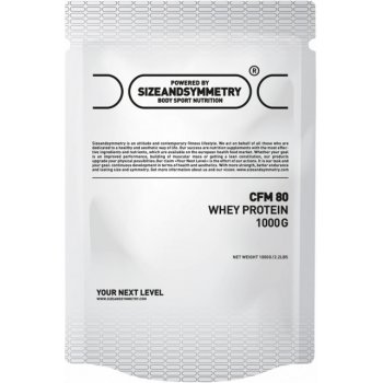 SizeAndSymmetry Whey Protein 80 CFM 1000 g