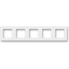 ABB, s.r.o. Levit - 3901H-A05050 03 - Rámček päťnásobný - biela/biela