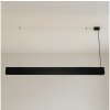 NEDES LED luster na lanku LED/55W/230V 3000/4000/6500K 120 cm čierna LN70 + záruka 3 roky zadarmo