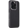 AppleMix Kryt TACTICAL Blast Pit pre Apple iPhone 15 Pro - 3D textúra - rámik fotoaparátu - plast/guma - čierny