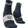Športové ponožky Compressport, TRAINING SOCKS 2-PACK tmavo modrá,sivá T4