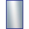 DANTIK - Zrkadlo v rámu, rozmer s rámom 60x100 cm z lišty PERLA modrá lesklá (2877)