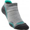 Dámské ponožky Bridgedale Hike Ultra Light T2 Merino Performance Low Womens mid grey/surf - S (3-4,5) / EU 35-37 / 21-23 cm