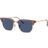 Detské slnečné okuliare Ray-Ban JUNIOR NEW CLUBMASTER fialová farba, 0RJ9116S, 0RJ9116S 47