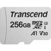 Transcend 256GB microSDXC 300S UHS-I U3 V30 A1 (Class 10) paměťová karta (s adaptérem), 95MB/s R, 45MB/s TS256GUSD300S-A