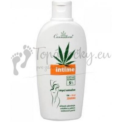 Cannaderm INTIME umývacia emulzia na intímnu hygienu 200 ml