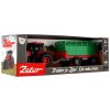Teddies Traktor Zetor s vlečkou 36 cm na zotrvačník