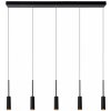 Lucide 24401/35/30 LED závesné stropné svietidlo Tubule 5x1,4W | 600 lm | 2700K - čierna