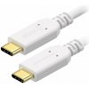 AlzaPower Core USB-C to USB-C 2.0 100W 1m biely APW-CBTC4010W