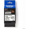 Brother originál páska do tlačiarne štítkov, Brother, TZE-S231, čierny tlač/biely podklad, laminovaná, 8m, 12mm, extrémne adhezívn (Samolepiaca páska Brother TZe-S231 12 mm biela/čierna)
