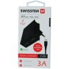 Rýchlonabíjačka Swissten Smart IC 3.A s 2 USB konektormi a dátový kábel USB Lightning MFi 1,2 m, čierna 22046000
