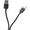 Mobilnet KAB-0089-USB-TYPEC dátový USB-C, 1m, černý
