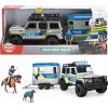 Dickie: Policajné auto s prívesom na prepravu koní, 1:24