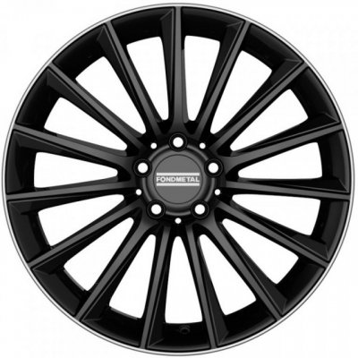 FONDMETAL AIDON 8x18 5x112 ET48 gloss black machined lip