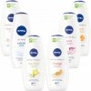 NIVEA gélový sprchový gél dámsky set 6x500 ml