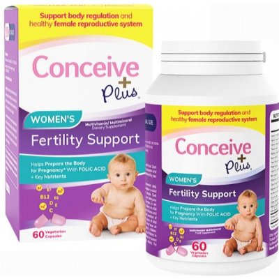 Sasmar Conceive Plus Women´s Fertility Support vitamíny pre ženy 60 kapsúl.