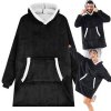 Oversize mikina deka s kapucňou