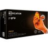 MERCATOR® GOGRIP - Nitrilové rukavice, bez púdru, 50 ks, oranžové, L