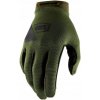 CROSSOVÉ RUKAVICE ENDURO ATV 100 % RIDECAMP FATIGUE ZELENÉ S