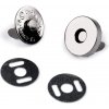 Magnetické zapínanie Ø14 mm nikel antik - nikel antik (200 sada)