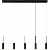 Lucide TUBULE závesné svietidlo LED 5x7W 2700K Black 24401/35/30