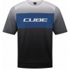 Cube TEAMLINE Round Neck Jersey CMPT S/S black´n´blue´n´grey