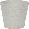 MALMO POT - CURLY WHITE #11CM/H10CM