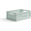 Made Crate Skladacia prepravka midi Made Crate - minty