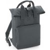 BagBase Batoh BG 118 s dvojitým držadlem, rolovací, 14l COT520118n7399-graphite gr UNI Šedá grafitová