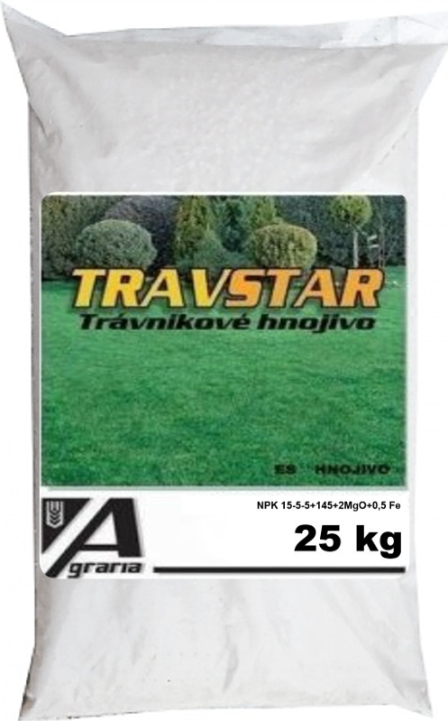 AGRARIA Hnojivo trávnikové TRAVSTAR 25 kg