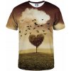 Aloha From Deer Tree Heart T-Shirt TSH AFD036 Yellow XXXL