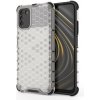 Harahu Xiaomi Poco M3 Honeycomb pancierové puzdro so silikónovým rámom KP10288 transparentná