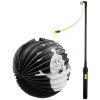 Rappa Lampión Halloween duch 25 cm so svietiacou paličkou 40 cm