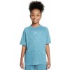 Nike Boys Multi Dri-FIT Short-Sleeve Top smokey blue/lt armory blue/white