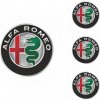 Logo na stredy kolies - živicové 4ks - ALFA ROMEO 55mm, ZP047C,