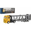 Teddies kamion přepravník plast 22cm na volný chod v krabičce 26x9x4cm