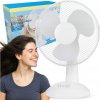 Stolný ventilátor Perel biely