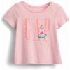 GAP Baby tričko s logem Růžová - 5YRS