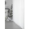 Záclona markíza, pruhy lurex strieborný, biela 250 cm