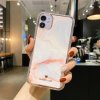 AppleKing nárazuvzdorný kryt s mramorovým vzorom pre iPhone 11 Pro Max - svetlý korálový - možnosť vrátiť tovar ZADARMO do 30tich dní