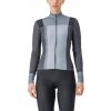 Castelli Unlimited Thermal LS W, Light black/ Gray Veľkosť: S Dámsky cyklistický, zateplený dres s dlhým rukávom