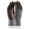 Euro Nářadí Pracovné rukavice namáčané NATURE TOUCH, veľkosť 10, medeno hnedé
