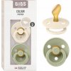 Bibs Colour anatomické cumlíky kaučuk 2ks Ivory Sage