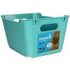 Plastový svět Plastový box LOFT 20 l, modrý, 40x28x25 cm .