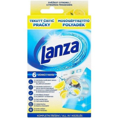 Lanza Lemon, Tekutý čistič práčky s vôňou citrónu 250 ml