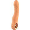 Dream Toys GLAM Flexible Ribbed Vibe oranžový