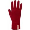 Kama pletené Merino rukavice R101 124 - tmavě červená S S - tmavě červená