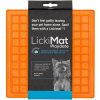 LickiMat Classic Playdate lízacia podložka 20 x 20 cm oranžová