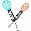 YAXO Tennis Pro Set do Joy-Con Nintendo Switch/Nintendo Switch 2 Inferno Orange&Hydro Blue