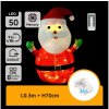 Aigostar B.V. Aigostar - LED Vianočná vonkajšia dekorácia 50xLED/3xAA 0,7m IP44 teplá Santa Claus B10303ABAD + záruka 3 roky zadarmo